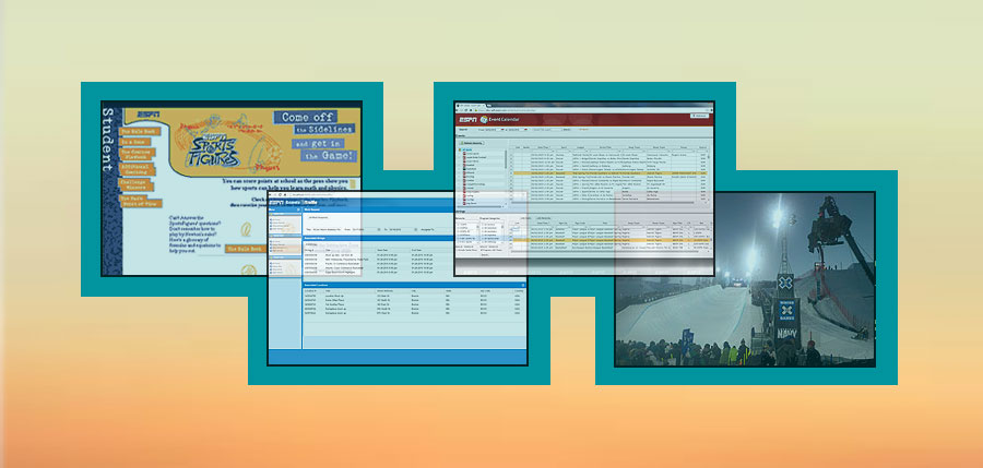 ESPN content management interface